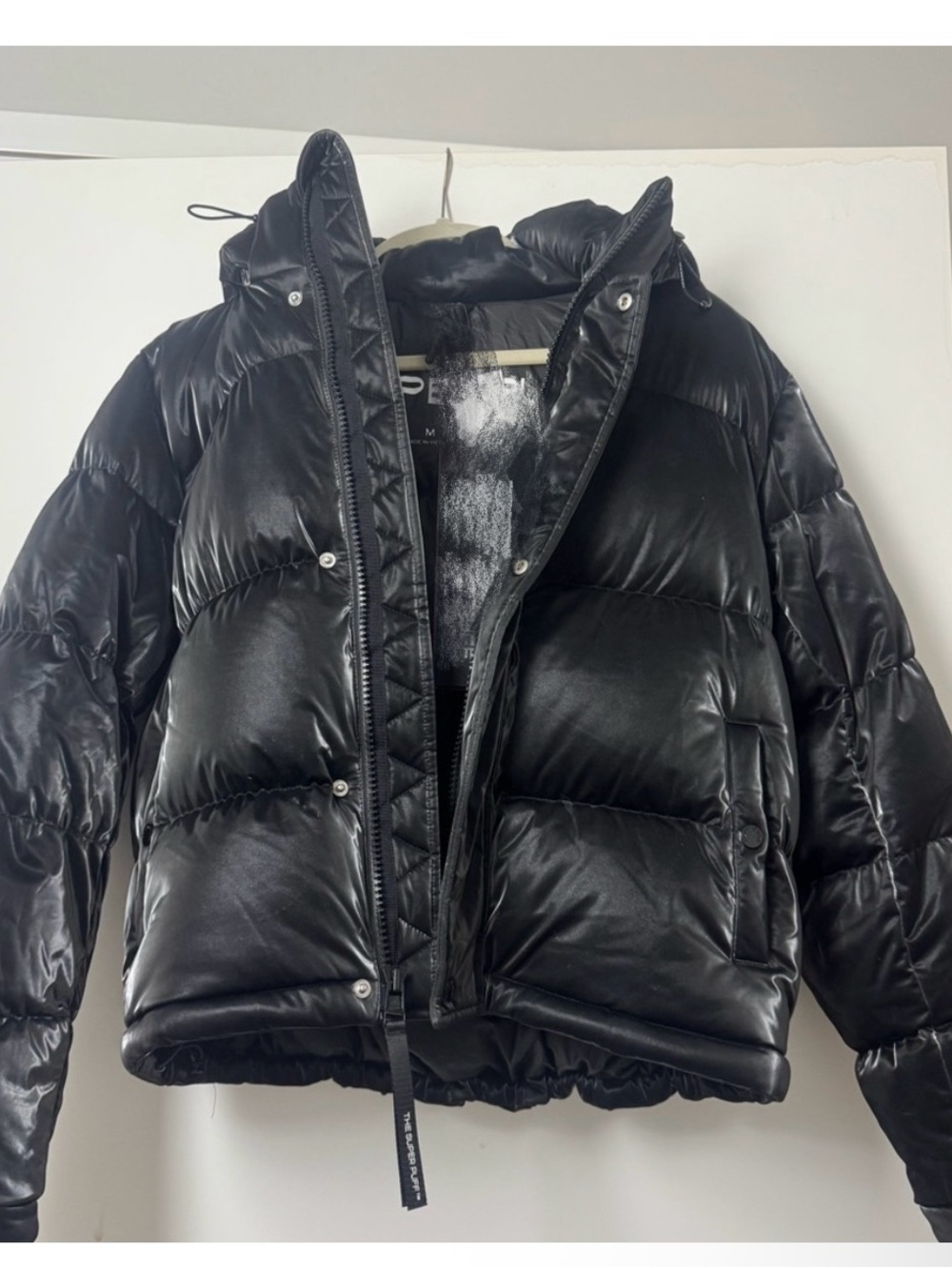 Aritzia The Super Puff Black Puffer Jacket